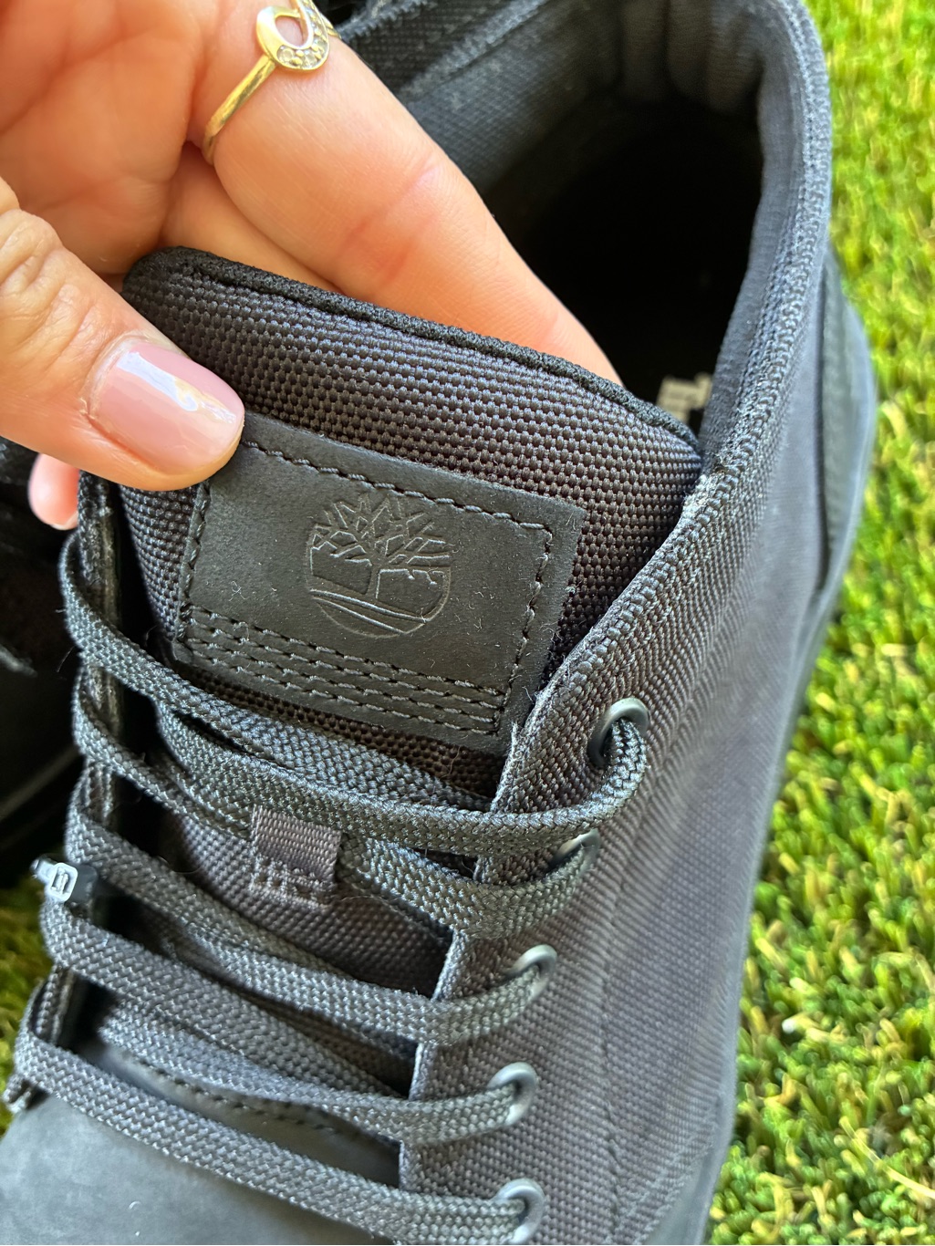 Timberland Black Low-Top Canvas Sneakers